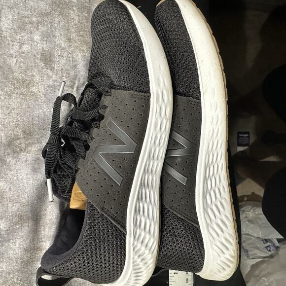 NEW BALANCE FRESH FOAM SPORT V1 BLACK ATHLETIC SHOE WOMEN 8.5 - Picture 6 of 7